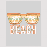 Beach Please Tropical Sunglasses DTF Transfer